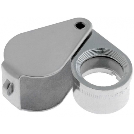 Lupa de mano plegable de 6 aumentos, 15mm