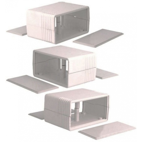 Caja de ABS de 36x22x10mm Transparente