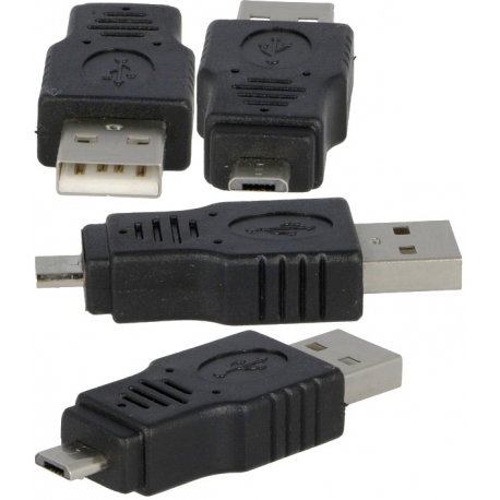 Adaptador USB-Macho-Mini USB Macho