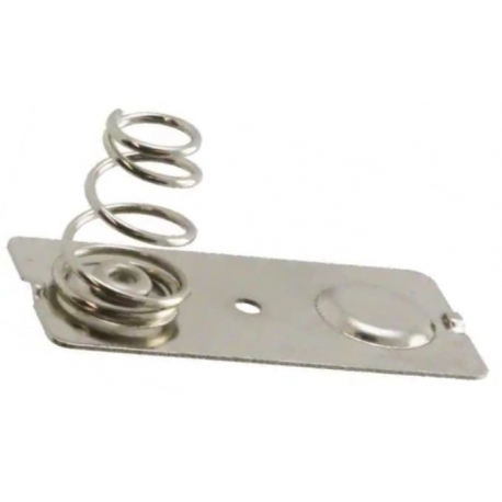 Clips Portapilas Baterías R14 Doble