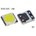 Diodo Led Smd 3535 LG, 6v. Blanco