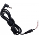 Conector Jack Acodado 5.5x2.1-2.5mm con Cable y pasacable