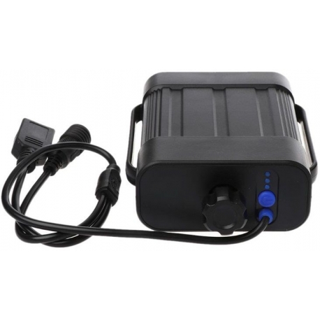 Porta Baterías 2x26650 o 18650 Cables USB