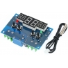 Termostato Digital Inteligente de panel, 12v, 10A -9-99ºC