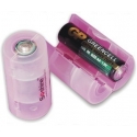 Adaptadores Baterías-Pilas 1-AA/R6 a 1 LR20/D