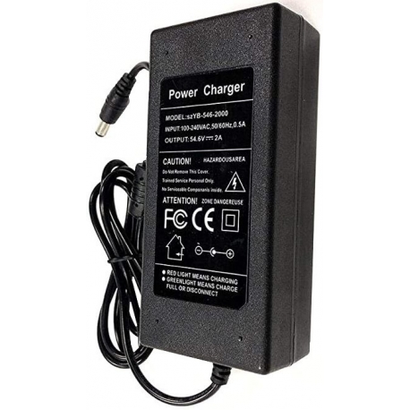 Cargador para Pack Baterías de Litio 13S 48v., 54.6v.