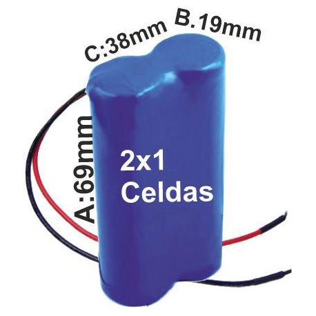 Pack 2 celdas Línea