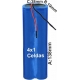 Pack 4 celdas Doble tubo