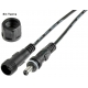 Juego de Conector Jack 5.5-2.1 IP65 Sin Tuerca