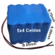 Pack de 36v.10S2P Rectangular