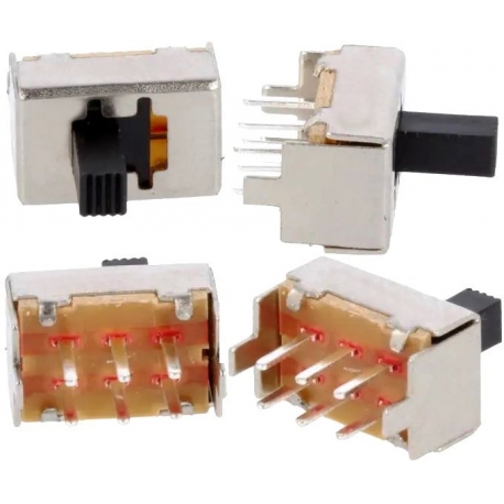 Interruptor deslizante 2 circuitos 2 posiciones G6