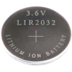 Batería de Litio LiR2032 Recargable 3.6v