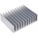 Disipadores Térmicos de aluminio de 165x35mm Aletas