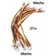 Conector JST XHP 2.5mm Macho-Macho 3pin