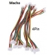 Conector JST XHP 2.5mm Macho-Macho 4pin