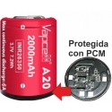 Baterías de Litio 26350 3.7v 2000mA Vapcell
