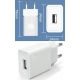 Cargador Adaptador USB 5v 1A Blanco