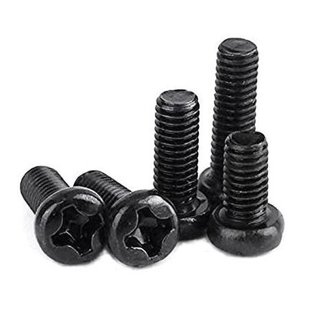 Micro Tornillos M1.4 Negro cabeza philips