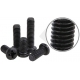 Micro Tornillos M1.4 Negro cabeza philips