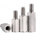Separadores Hexagonales Acero M6 Rosca Lateral LL10