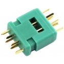 Conector MPX Multiplex 6 pin 30A macho y hembra
