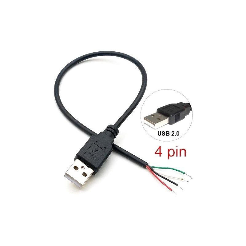 Ingenieros Botánica Folleto Adaptador USB 2.0 Macho a Cable 4 hilos