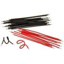 Cables Precortados y estañados de 10cm, 500 unidades