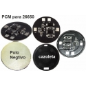 Circuitos PCM BMS Redondos para Baterías Litio 26650, 26700, 26500, 25500