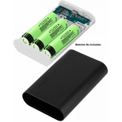Power Bank para 3 baterías 18650 de Litio-con USB