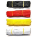 Cables de PVC precortados y estañados 20cm 100 unidades