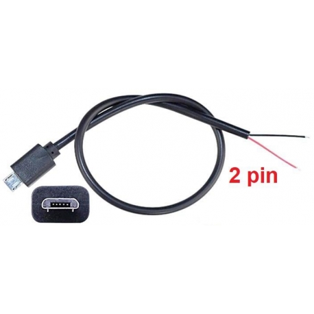 Adaptador Micro USB 2.0 Macho a Cable 2pin