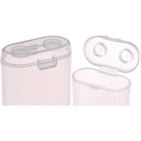 Caja protección de Baterías 2x18650