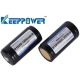 Baterias Litio 18350 3.7v 1200mA Keep Power