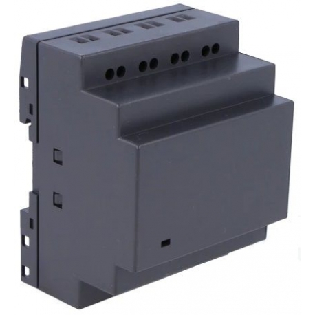 Caja para Carril Din CP23 de 4 módulos Negra