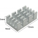 Disipador Térmico de púas de Aluminio 15x9x5mm