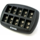 Cargador de 10 Baterias de 9v, (8.4V o 9.6V) NiCd-NiMh