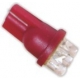 LED T10 4 Led 12v Rojo