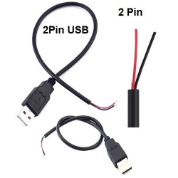 Adaptador USB 2.0 Macho a Cable 2 pin