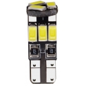 Bombilla LED T10 Canbus 9 Led 5630 SMD 12v. Blanco