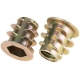 Insertos cabeza hexagonal para plástico y madera