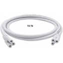 Conector de 3 pin con Manguera para Tubos Led T5/T8