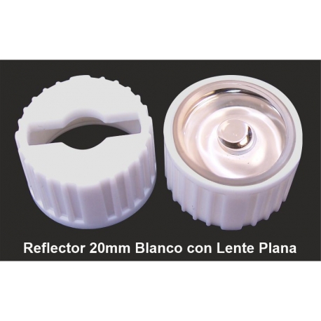 Lentes 20mm Transparente plano