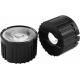Reflector Negro con Lentes de 20mm Strip-Eliptica para Led Lumiled