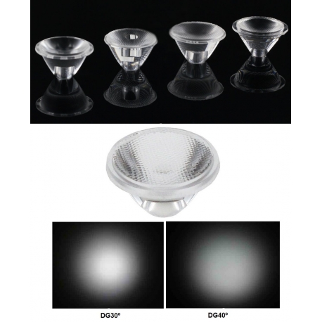 Lentes Ledlink 28mm LL01CR-DG para Led Cree