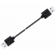 Cable USB-A USB-A Macho-Macho Negro