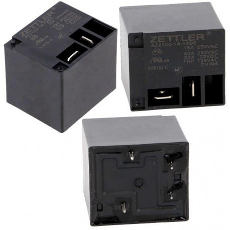 Rele ZETTLER 12v.40A