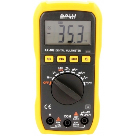 Multímetro Digital Multifunción AX102