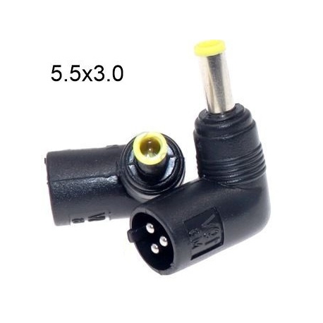 Adaptador 3 pines a Jack 5.5x3mm