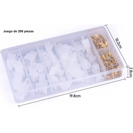 Juego de Conectores 2.8mm Faston enchufables
