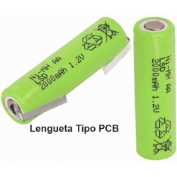 Batería NI-MH Recargable AA 1.2v. 2.200mA PCB